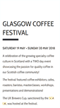 Mobile Screenshot of glasgowcoffeefestival.com